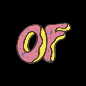 Odd future gold 18k plated iced out chain